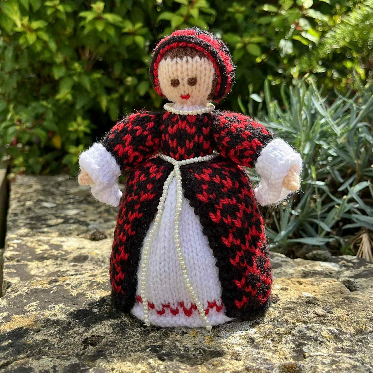Katherine of Aragon Tudor Doll Knitting Pattern - Toy Knitting Pattern