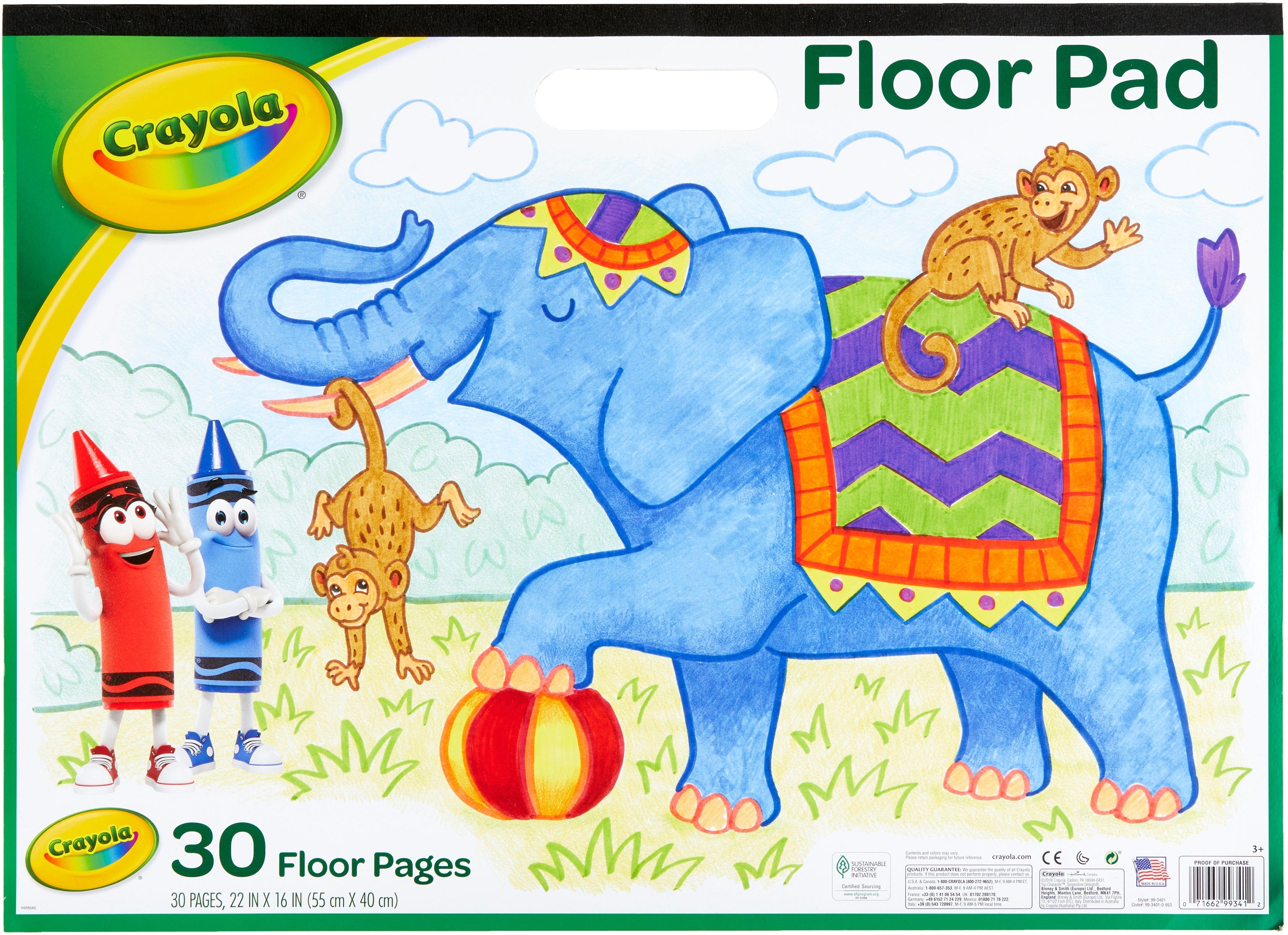 Crayola Floor Pad 22"X16" - 30 Sheets