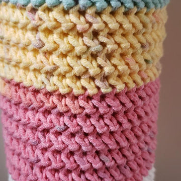 Herringbone Plastic Bag Holder