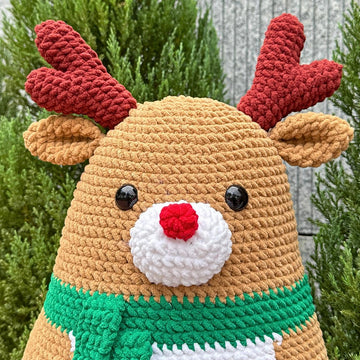 Christmas Pillow Reindeer