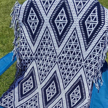 My Crown Jewel Mosaic Afghan