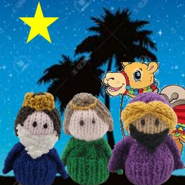 Knitivity Ferrero Cosies - Three Wise Men