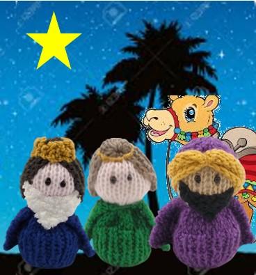 Knitivity Ferrero Cosies - Three Wise Men