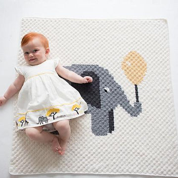 Ellen the Elephant Blanket