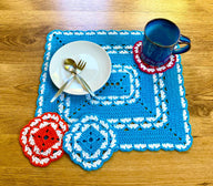 Placemat & coaster set by HueLaVive