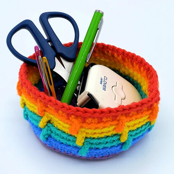 Crochet Basket | Mini Happy Basket