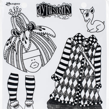 Ranger Dyan Reaveley's Dylusions Cling Stamp Collections 8.5"X7" - Maisie Lilly
