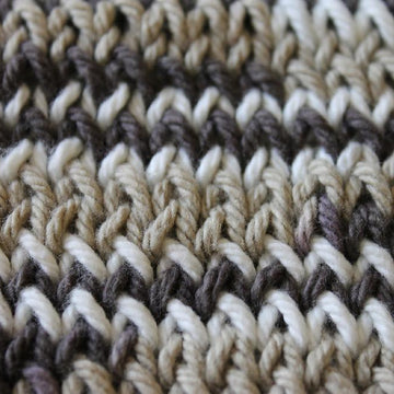 Twisted Stockinette Stitch Dishcloth