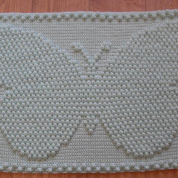 Small Butterfly Baby Blanket
