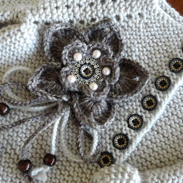 Knitting Cardigan Adeline Pattern by Elena Mitchell