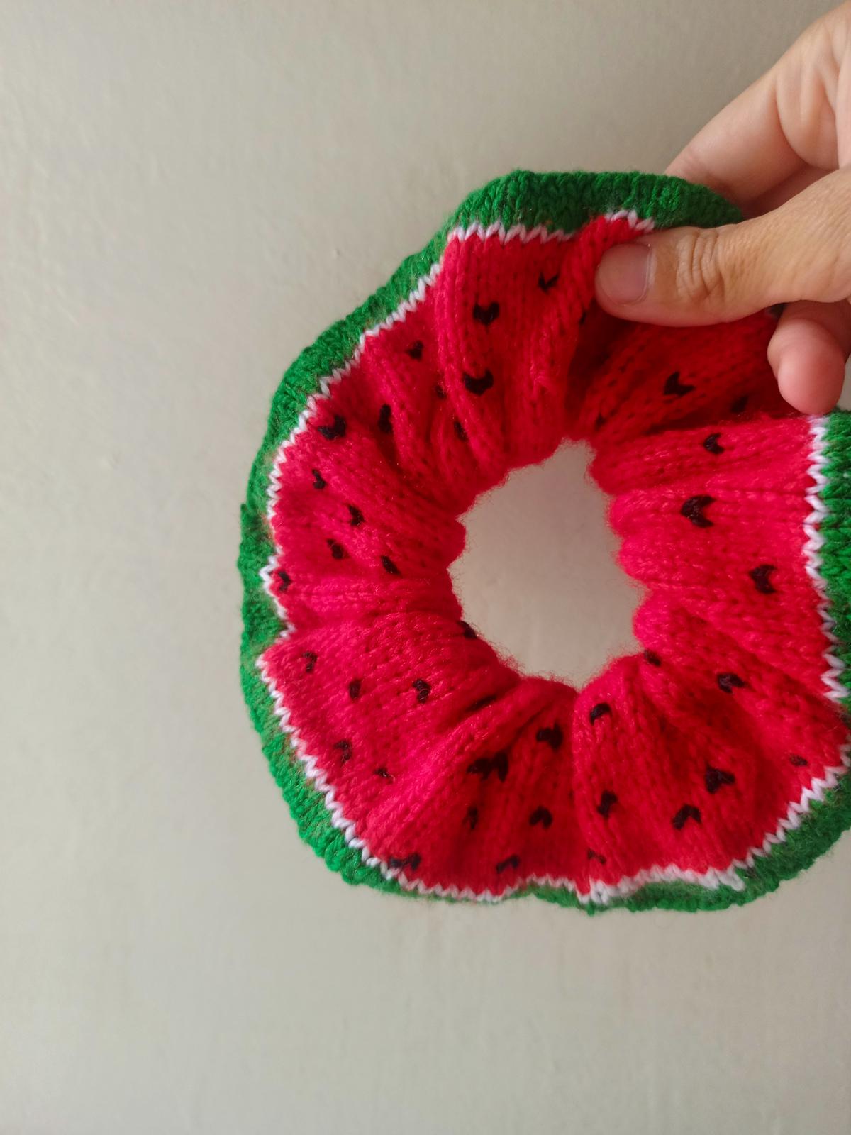 Watermelon Scrunchie