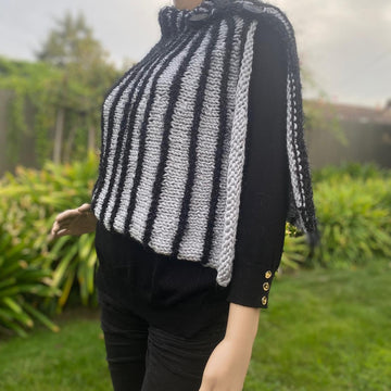 Striped cape