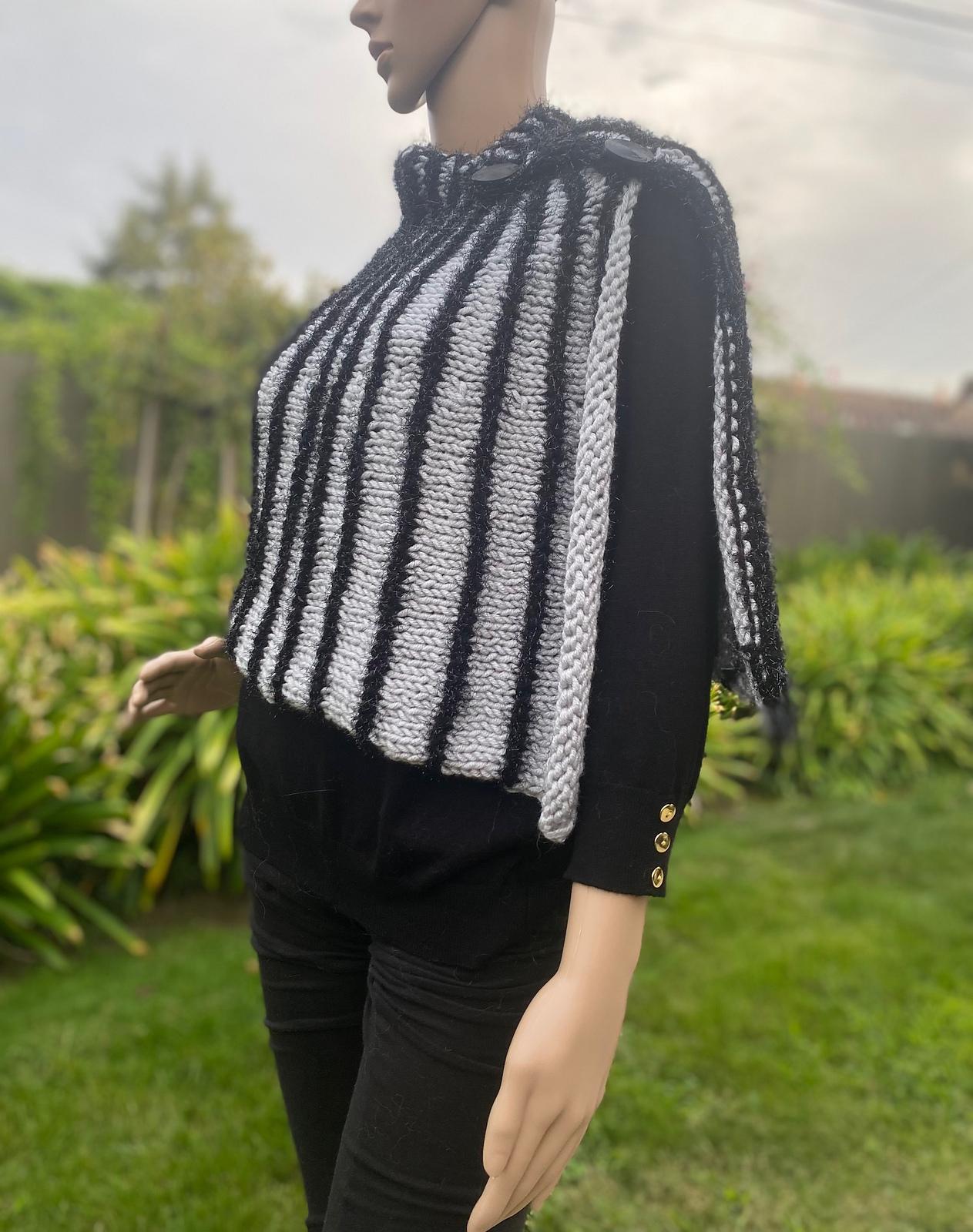 Striped cape