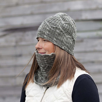 Interlock Hat and Cowl Set