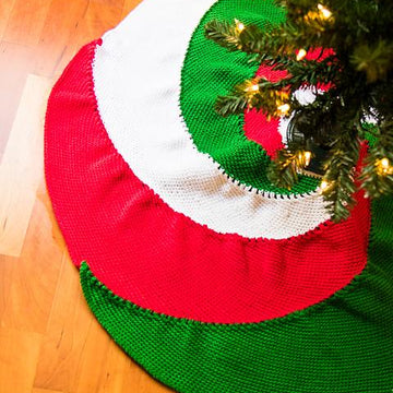 Spiral Christmas Tree Skirt