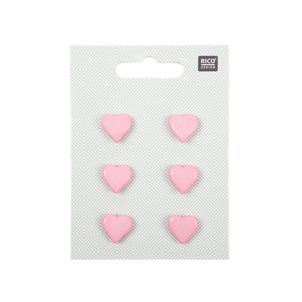 Rico Heart Buttons