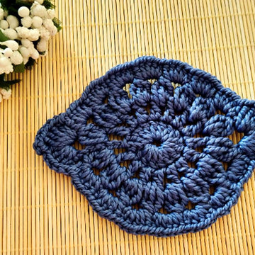 Crochet Oval Coaster Pattern with Video Tutorial and Matching Holder