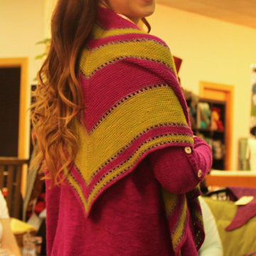 The Spaces in Between - May 2014 Mystery Shawl KAL