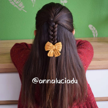 Knitted Rib Bow Hair Accessories