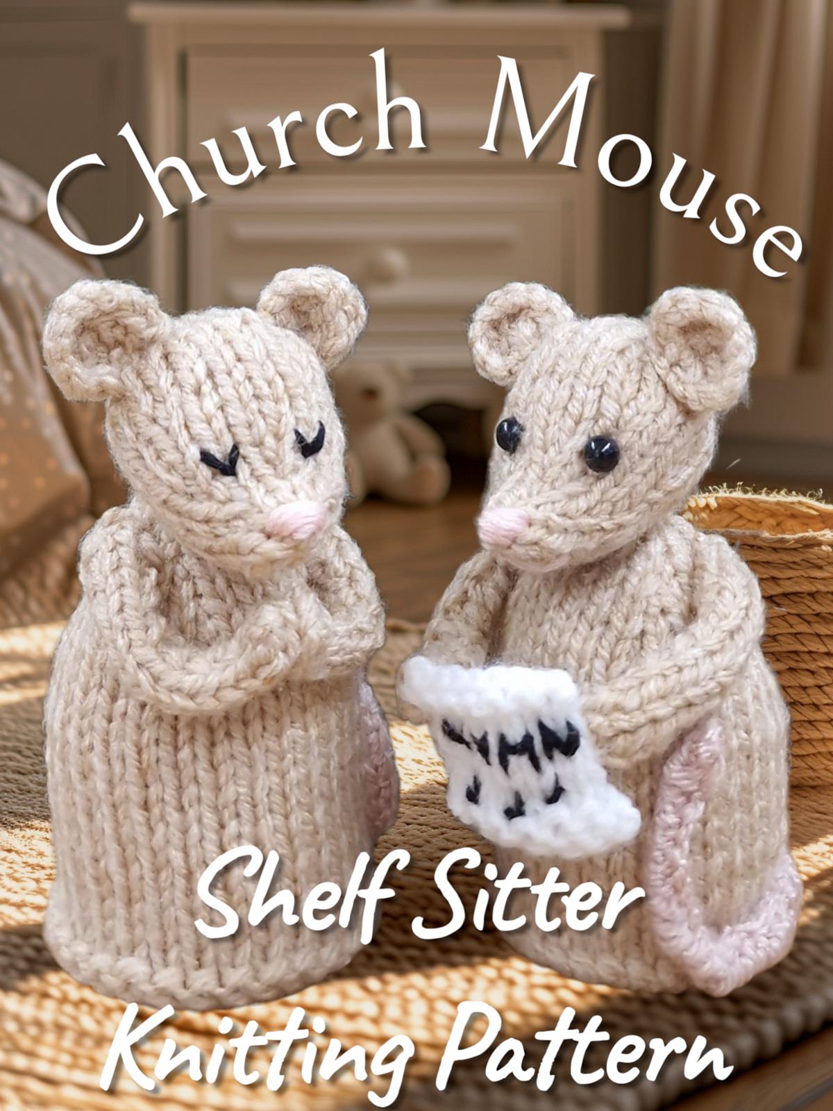 Church Mouse Shelf Sitter