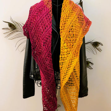 Triangular Scarf "Thalassa"