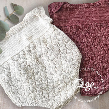 Romper & Cardigan - Honey Pot P177 + P178