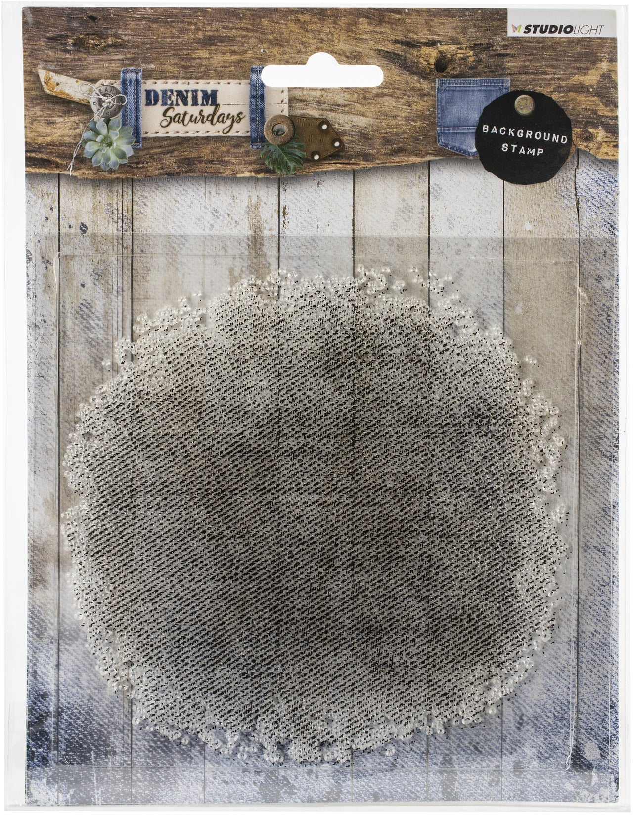 Studio Light Denim Saturdays Background Stamp - NR. 331