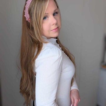 Crochet Delicate Pink Headband Pattern