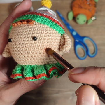 Ellie the Elf Crochet Bauble Pattern