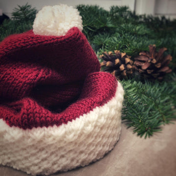 Snowflake Santa hat / Snefnug Nissehue
