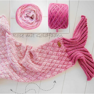 Knitting Pattern - Baby Blanket LITTLE MERMAID - No.164E