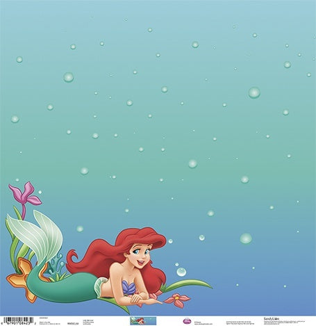 Trends International Disney Single-Sided Paper 12"X12" 25/Pkg - Little Mermaid
