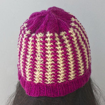 Easy Mosaic Knit Hat Pattern