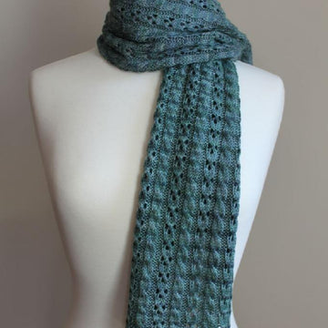 Cables & Lace Scarf