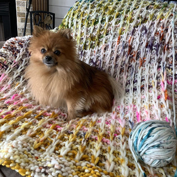 Waffle Stitch Throw