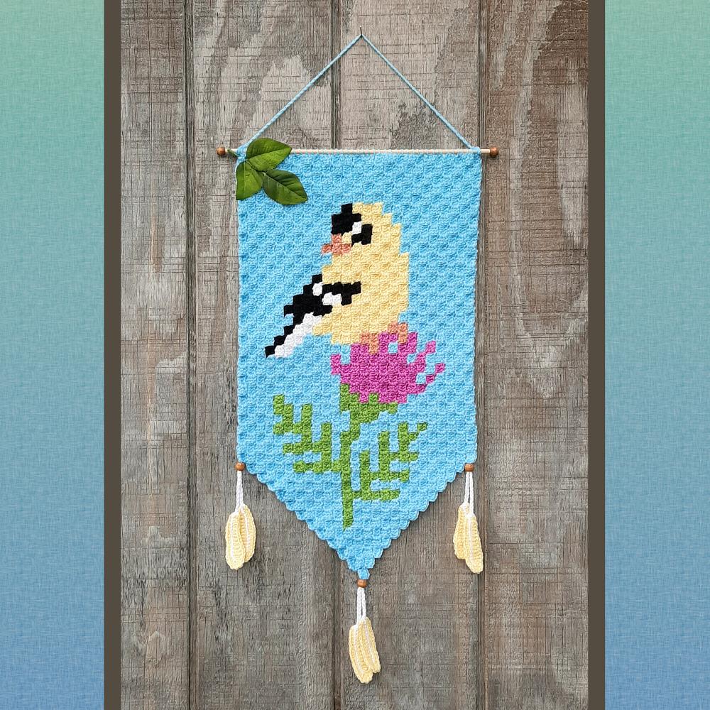 Summer Goldfinch Banner
