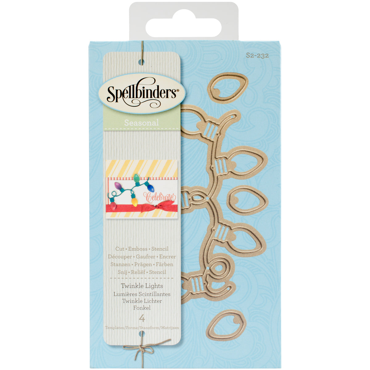 Spellbinders Shapeabilities Die D-Lites - Twinkle Lights