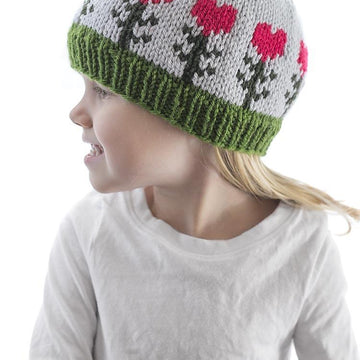 Heart Flowers Hat