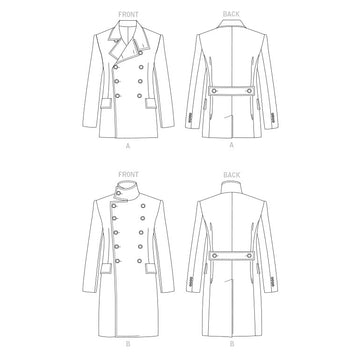 Vogue Men's Coat V1853 - Sewing Pattern