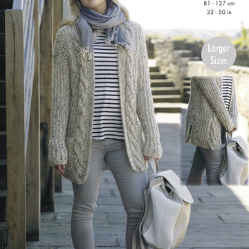 Ladies' Jacket and Cardigan in King Cole Indulge Chunky - 4858 - Downloadable PDF