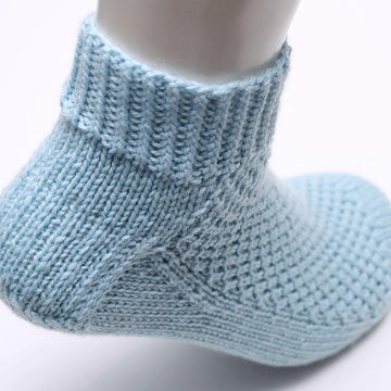 Blue Raspberry Socks - Cuff Down (DK)