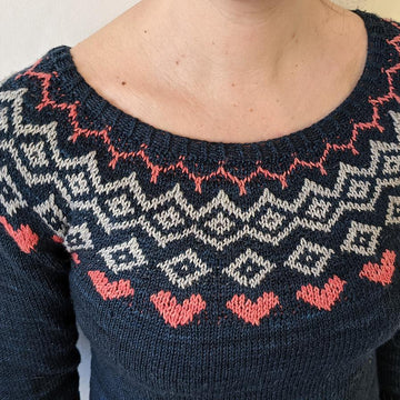 Fairisle Hearts Sweater