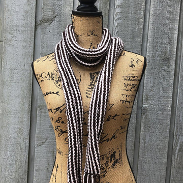 Reflections Tunisian Scarf