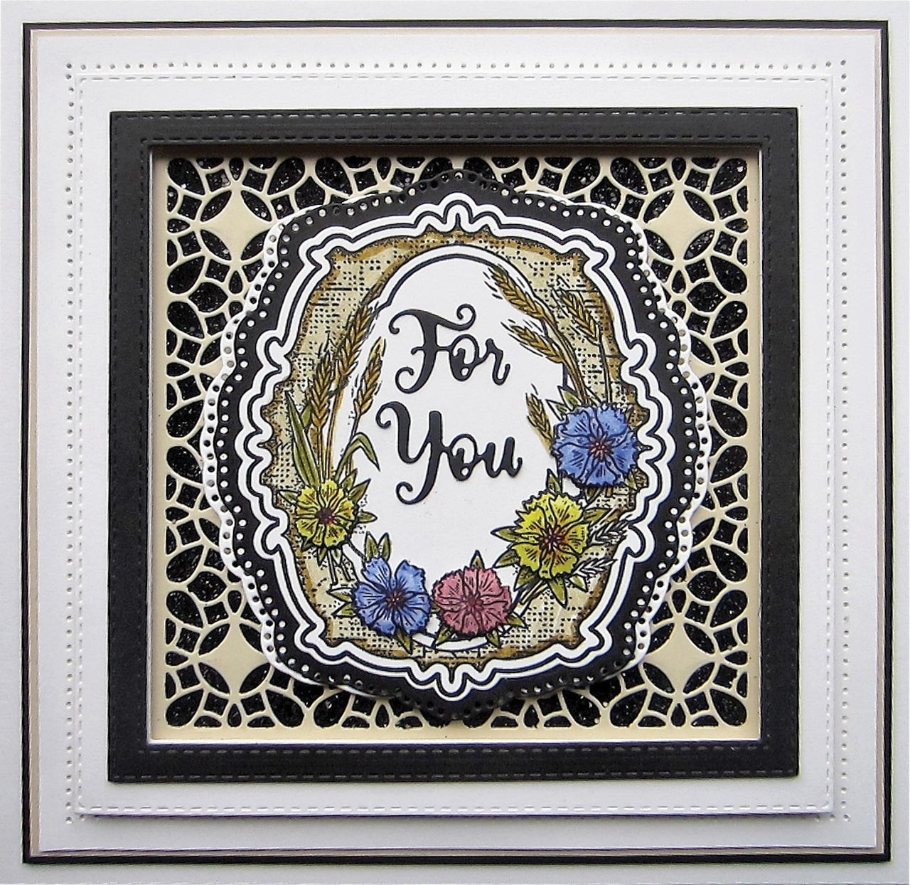Creative Expressions Stamps To Die For By Sue Wilson - Avery's Cornflowers