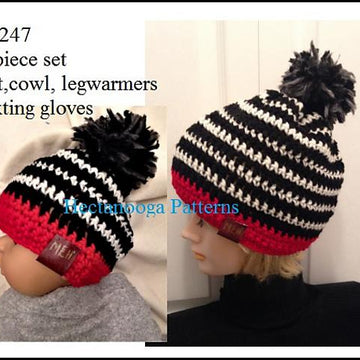2247 - Striped Hat Set