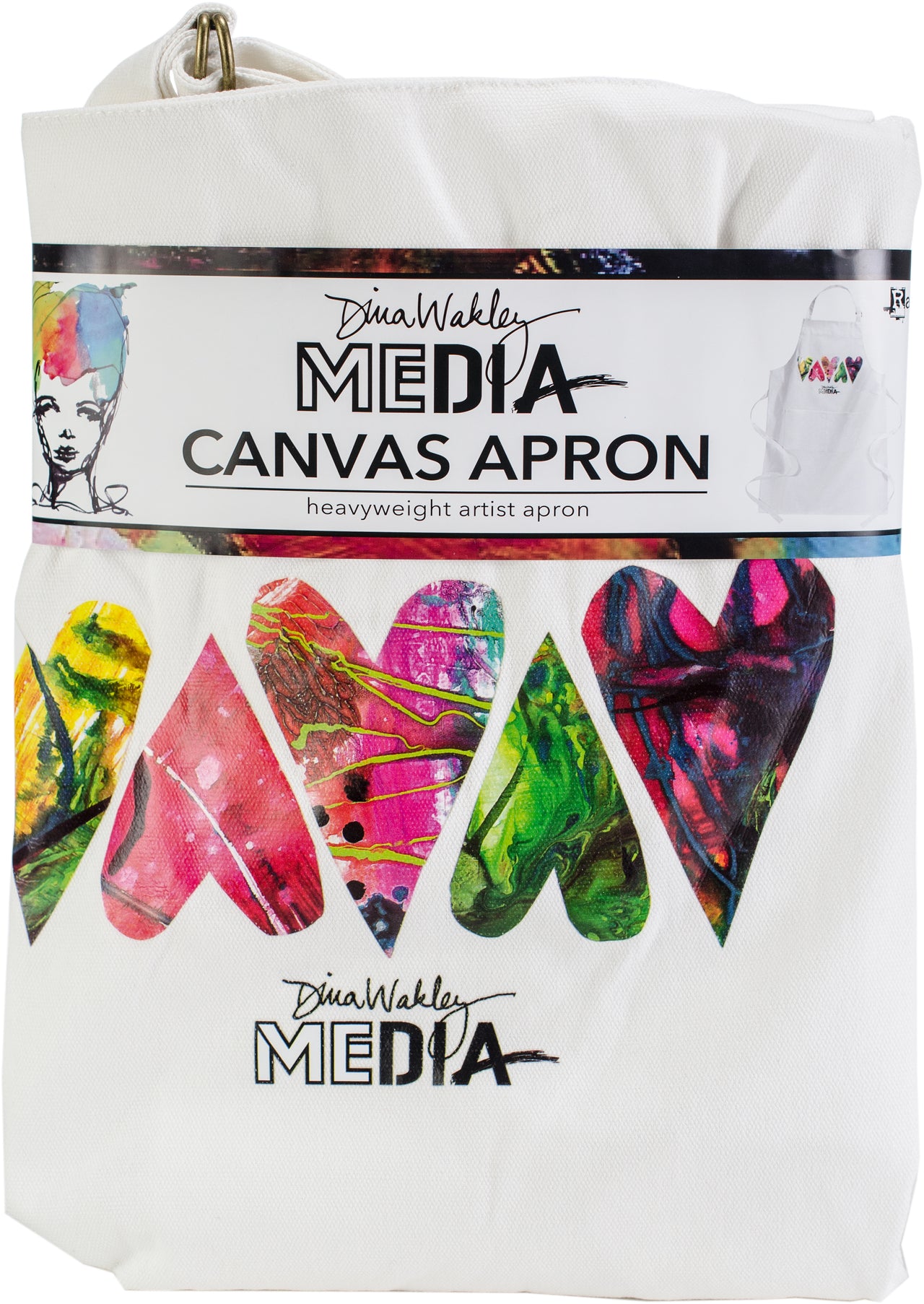Ranger Dina Wakley Media Canvas Apron - 378418