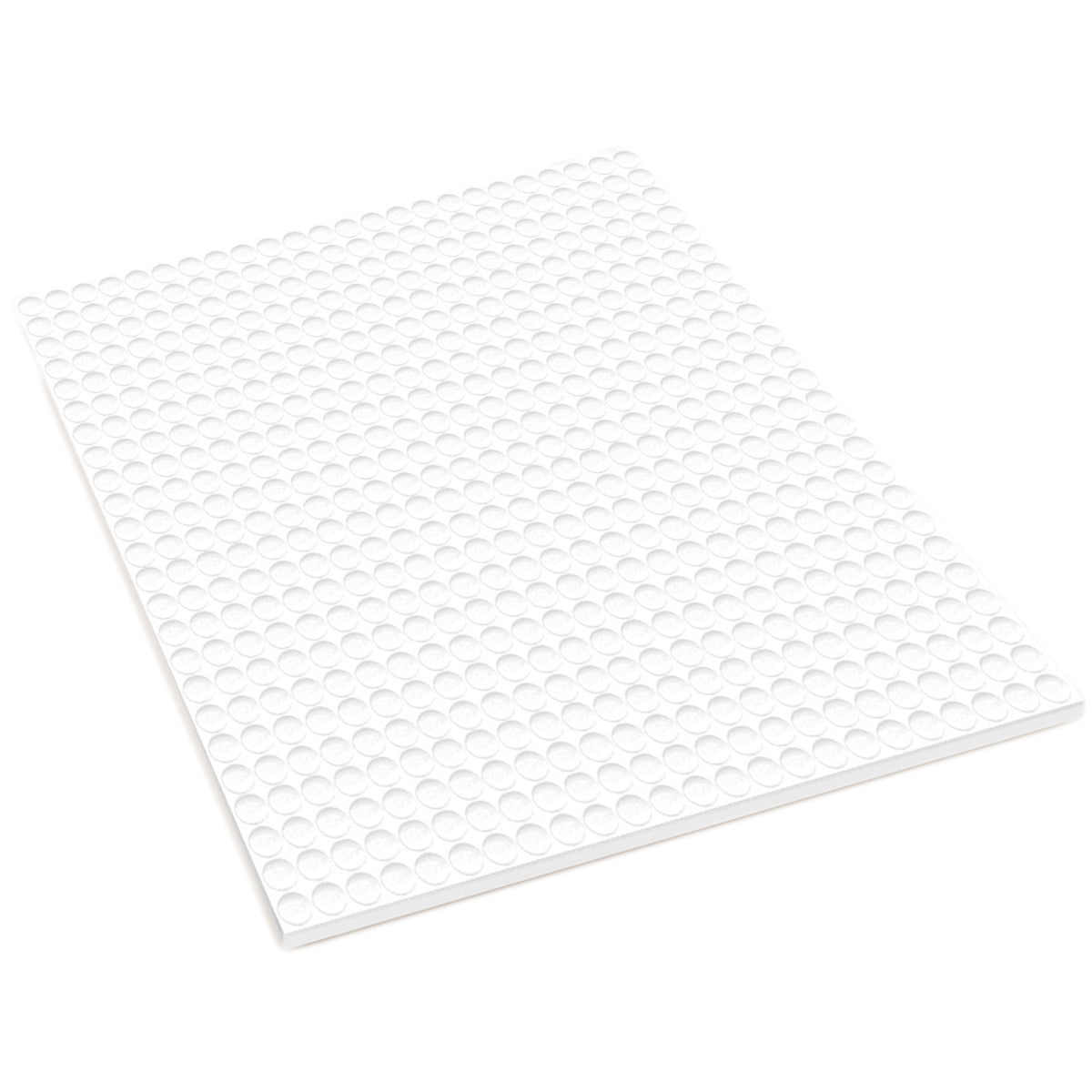 Multicraft Imports MultiCraft 3D Pop Dots Dual-Adhesive Micro Foam Adhesives - White Round, .2" 576/Pkg