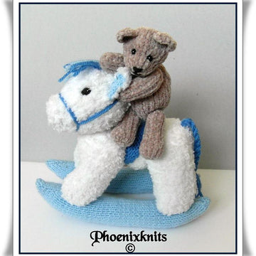 Rocking horse and Ted