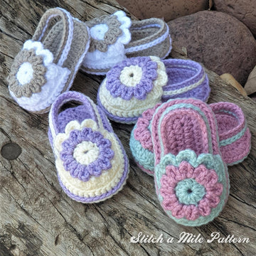 Baby bootie - Flower Sandal
