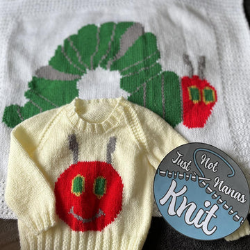 Caterpillar toddler sweater